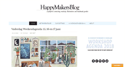 Desktop Screenshot of happymakersblog.com